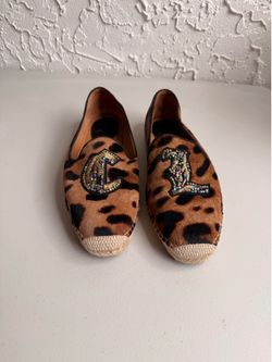 Christian Louboutin Leopard Pony Hair Espadrille Loafers Size 42 With Box - $225 OBO