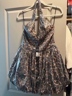 Cheetah print dress
