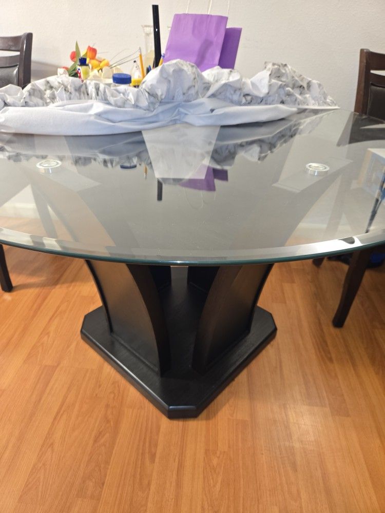 57" round  dining table 