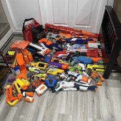 Nerf Gun Collection Lot