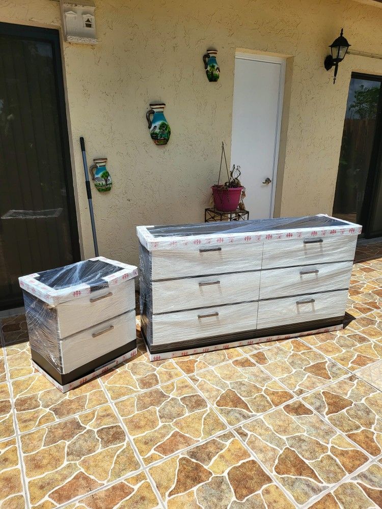 🌈NEW DRESSER and One NIGHTSTAND