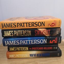 James Patterson Books. New condition