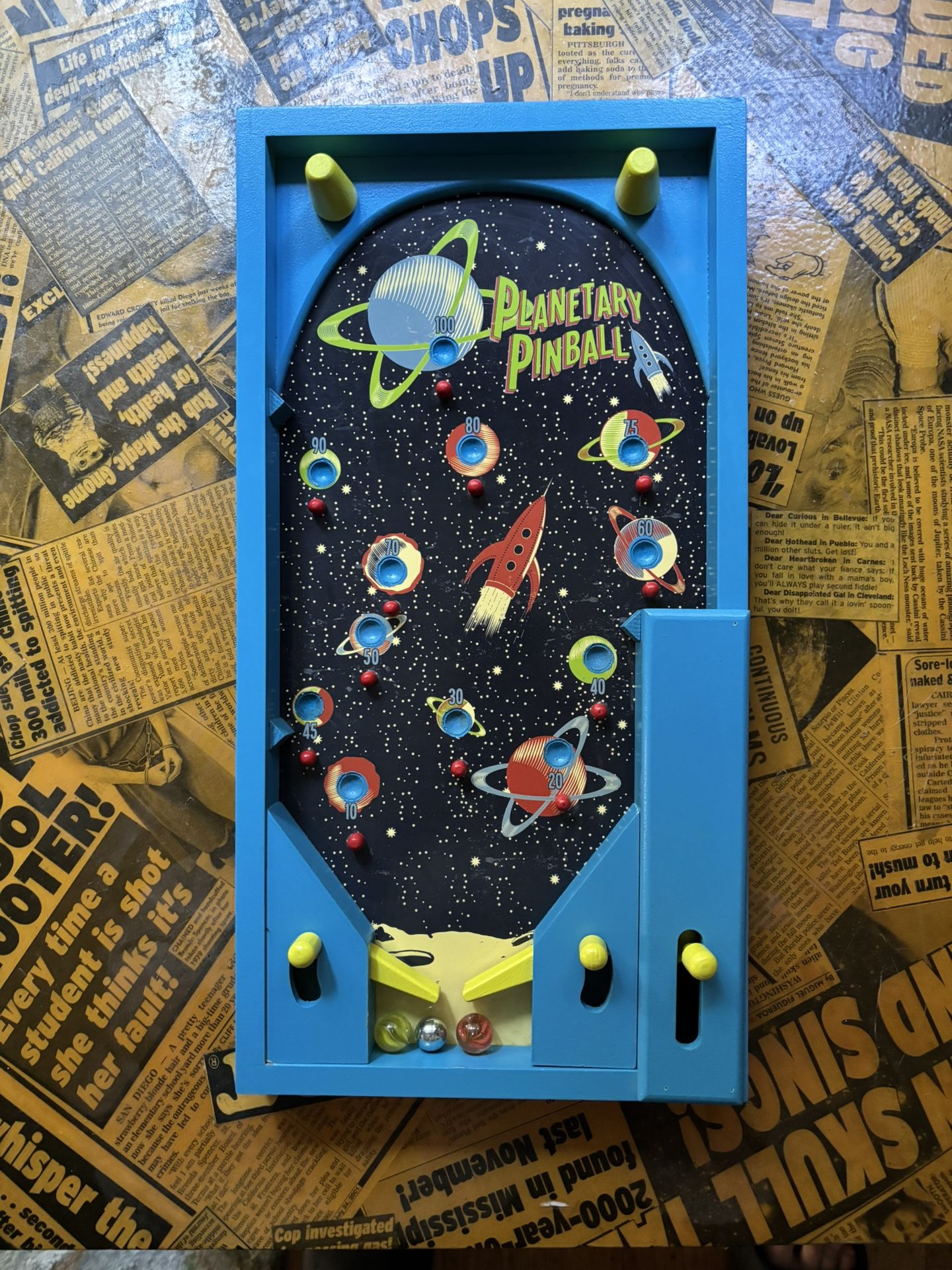 Planetary Pinball Game