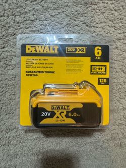 New 20v battery 6ah