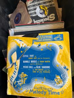 Vintage Record collection Walt Disney, Looney tunes plus Mix