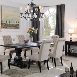 Dining Table With 6 Chairs 