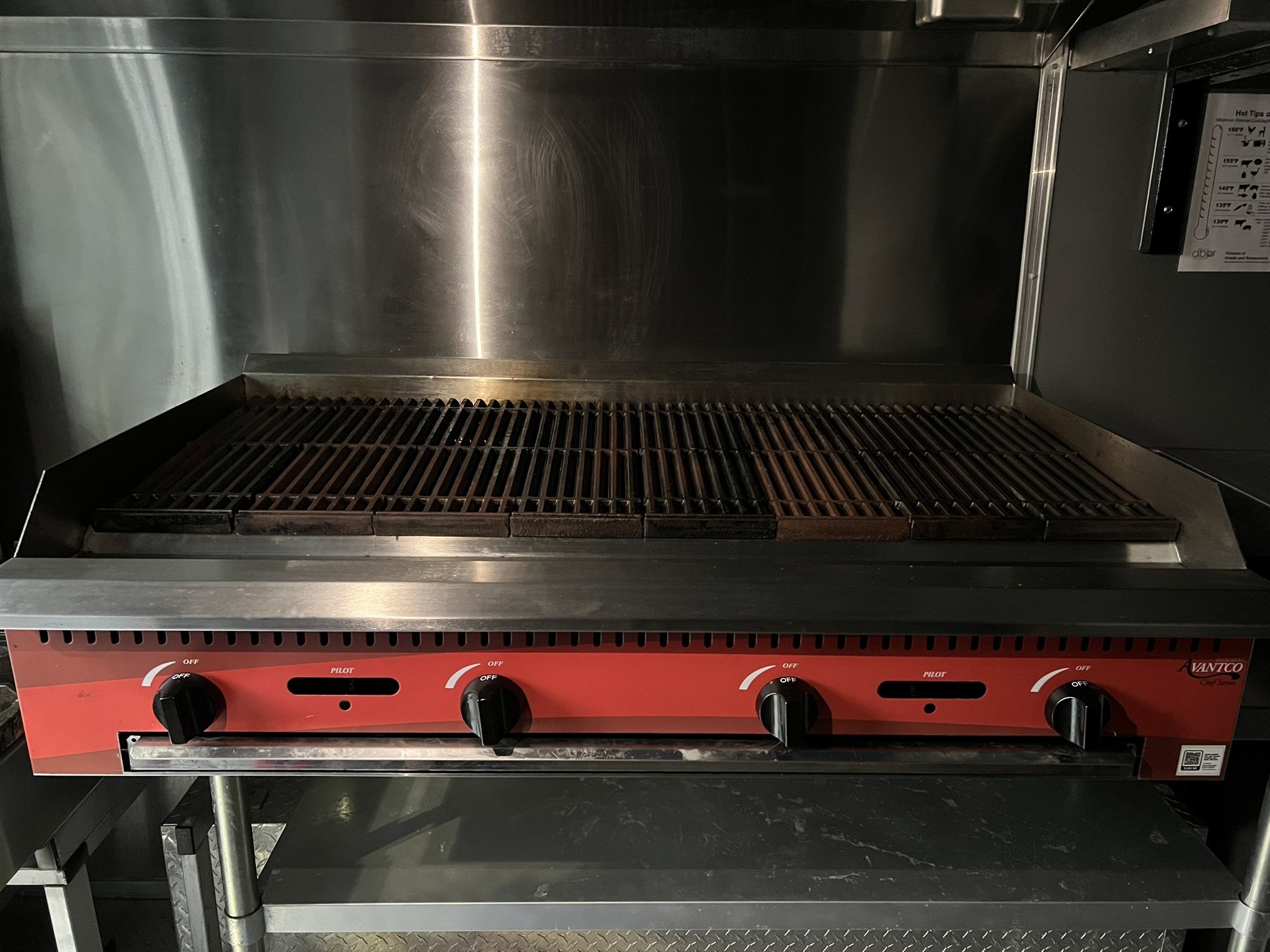 Charbroiler 48” Propane Or Natural gas