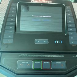 Nordic track treadmill 