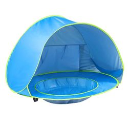 Baby Beach Tent Pop Up Portable Shade Pool UV Protection Sun Shelter for Infant
