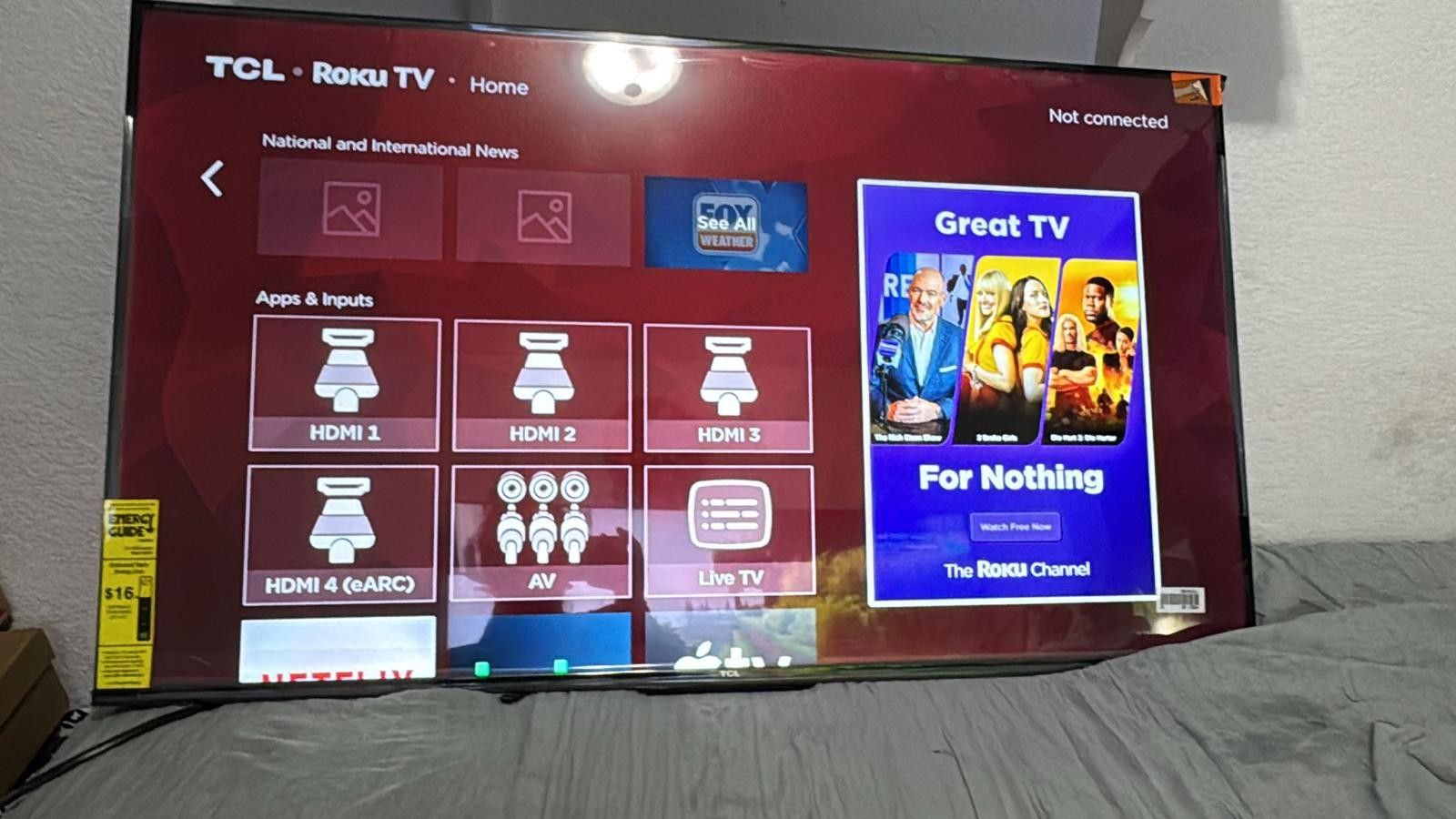 Tv TCL Roku De 43
