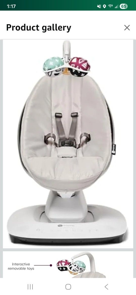 Mamaroo 4 Moms Electric Baby Swing