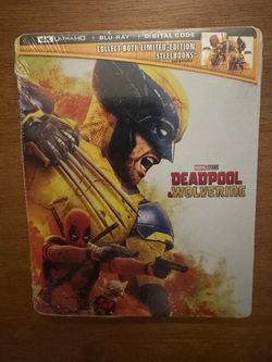 Deadpool & Wolverine 4K Ultra HD Steelbook Brand new, sealed #marvel #superhero Rated: R Deadpool & Wolverine - 4K + Blu-ray + Digital. It’s nice