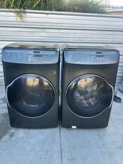 Samsung smart flex washer & gas dryer set