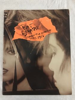 Pat Benatar 1986 Tour Book 7 The Hard Way Tour