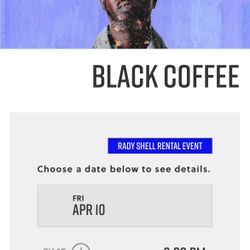 Black Coffee | Rady Shell