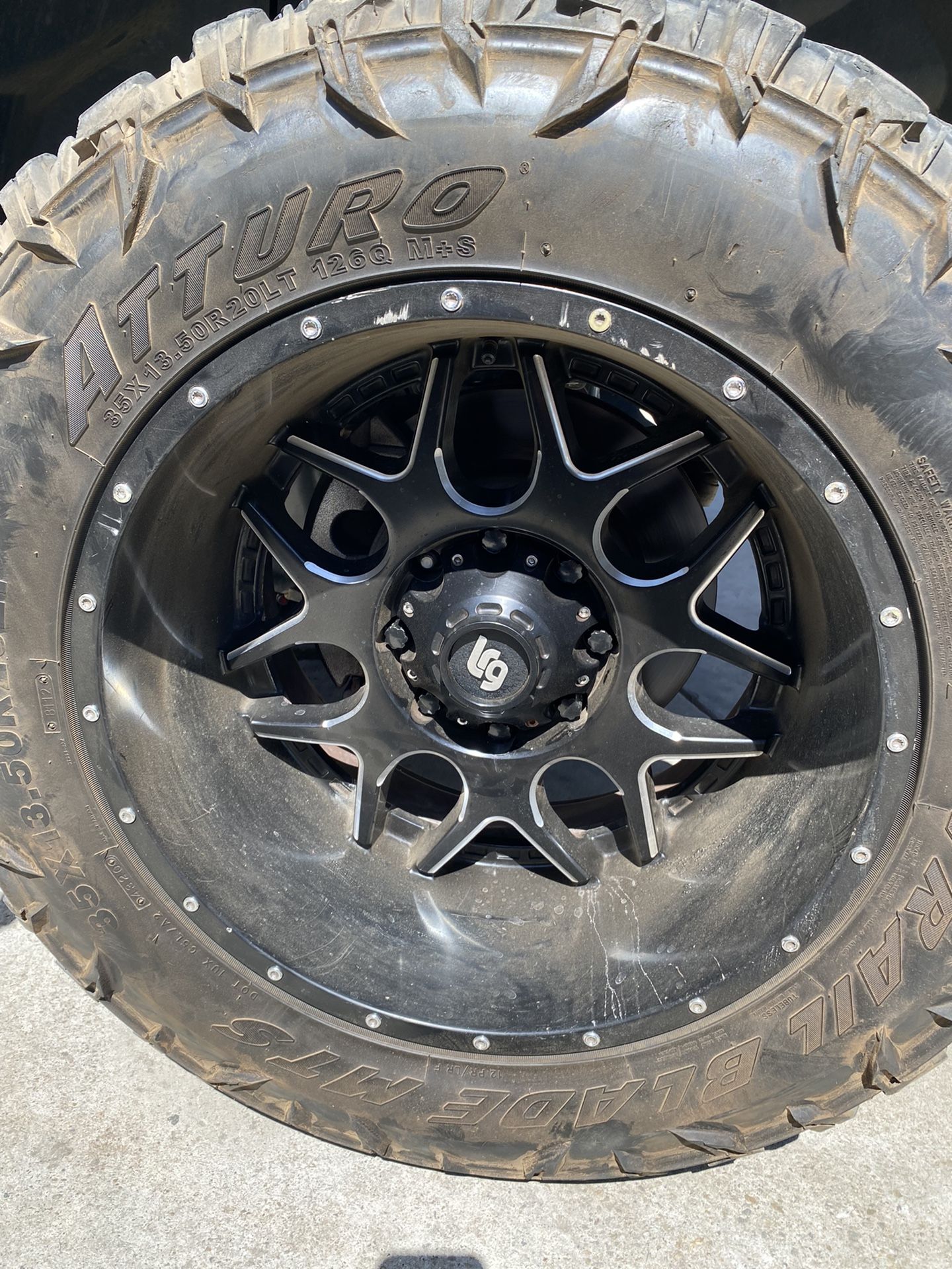 LRG Rims and Tires 35in