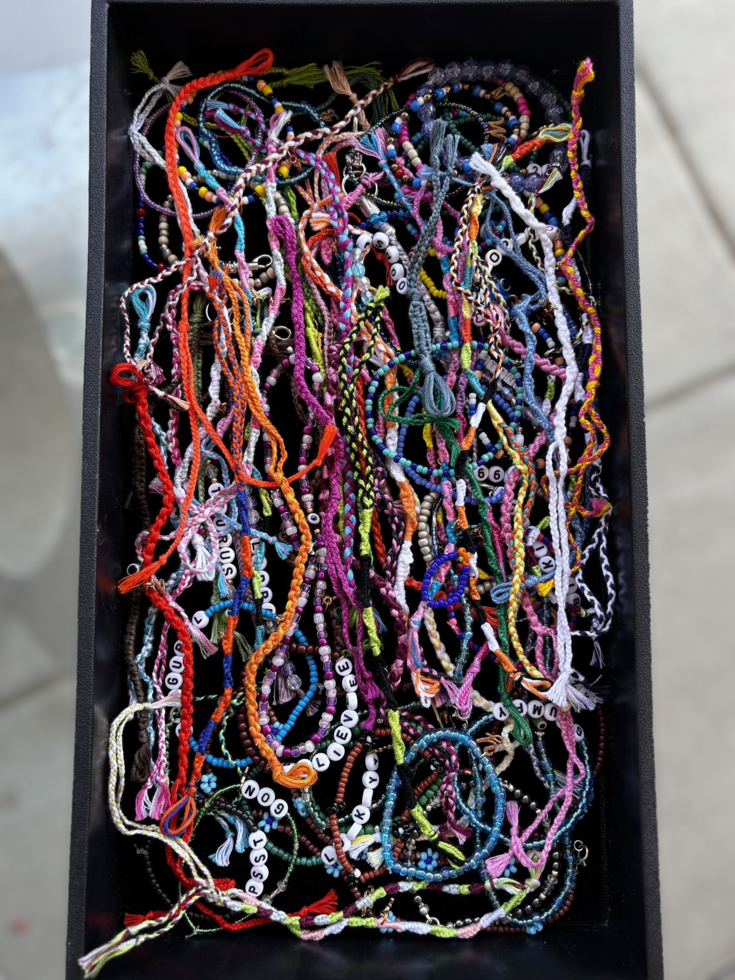 Mix Of random Bracelets, Necklaces & Keychains