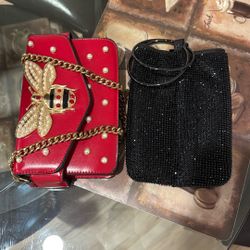 Red And Black Purse 