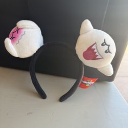 NWT Universal Studios Hollywood Super Nintendo World Mario Ghost Boo Headband