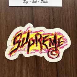 Supreme Drawing Sticker