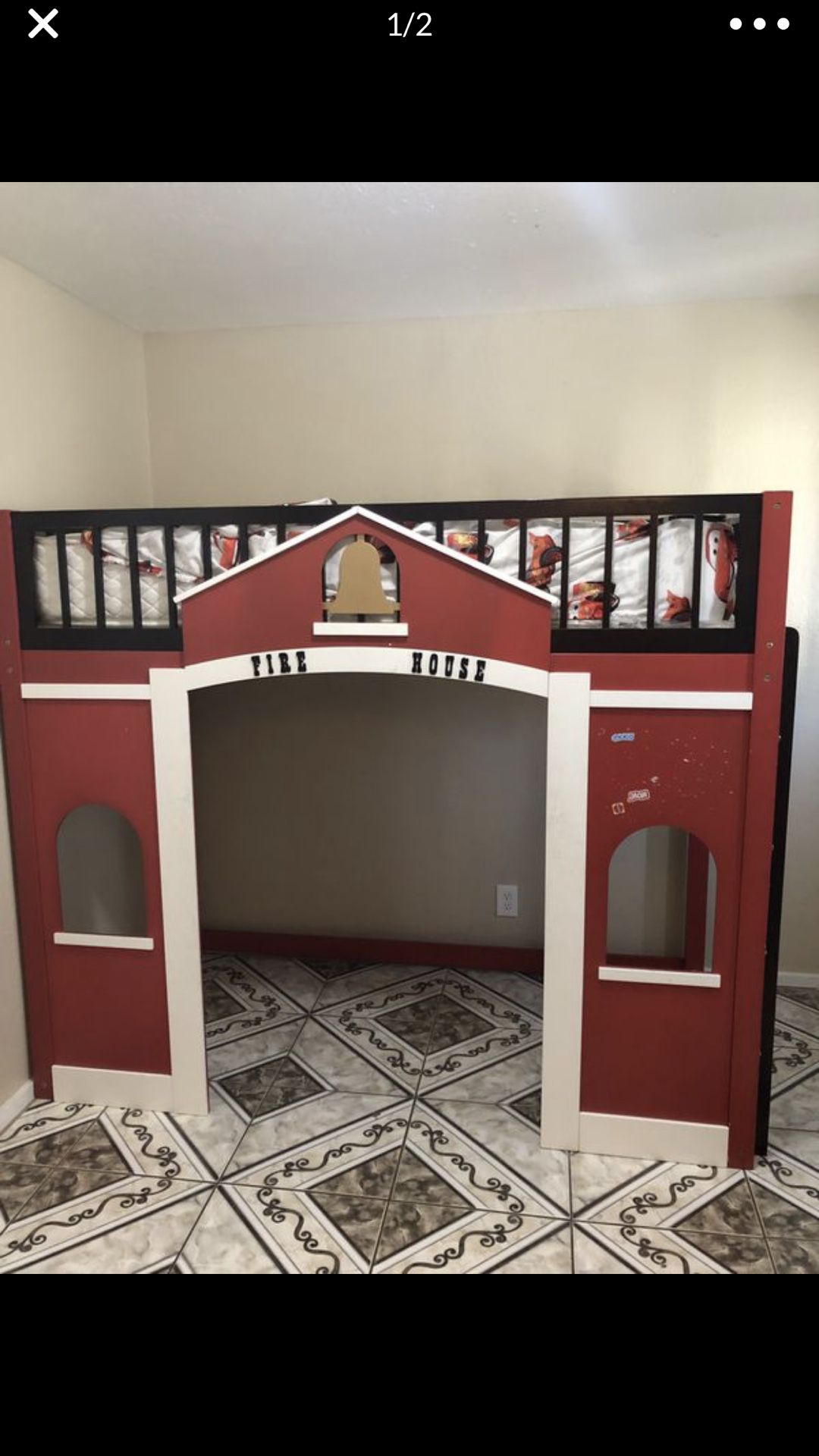Kids twin firehouse bed!!