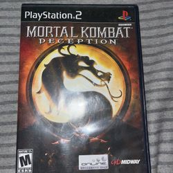 Mortal Kombat Deception  For Ps2 