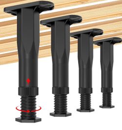 ✨ 🛋️ IRONDIY Adjustable Bed Support Legs – 4 Pack 🛏️ ✨
