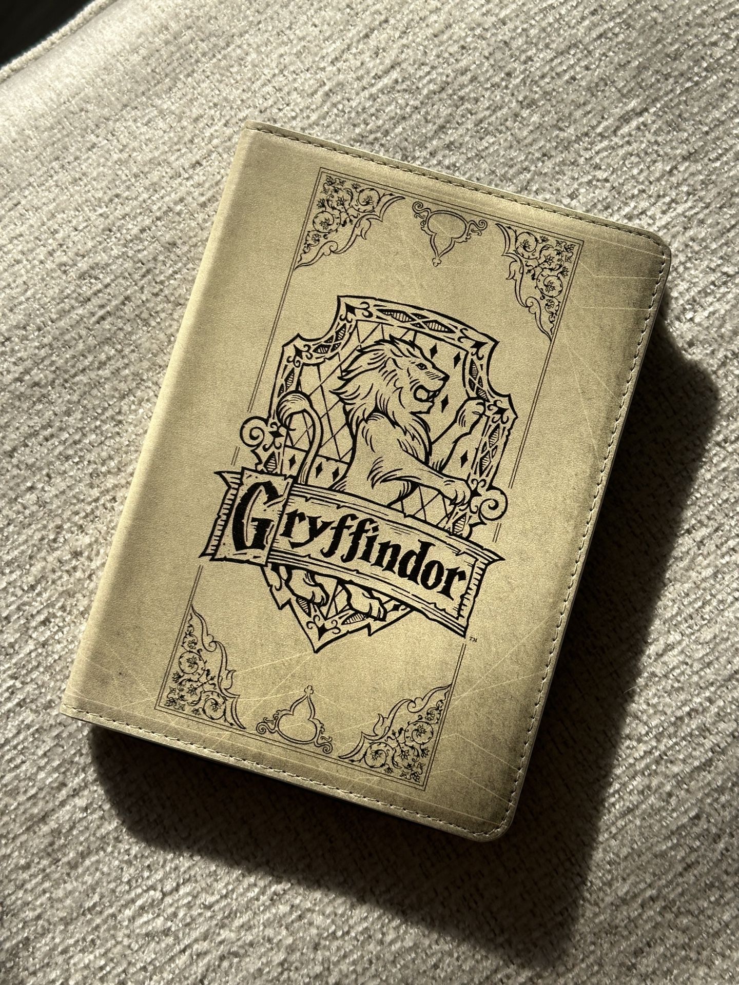 Kindle Head Case Harry Potter Gryffindor Parchment Sorcerer's Stone I Leather Book Wallet Case Cover Compatible with Kindle Paper