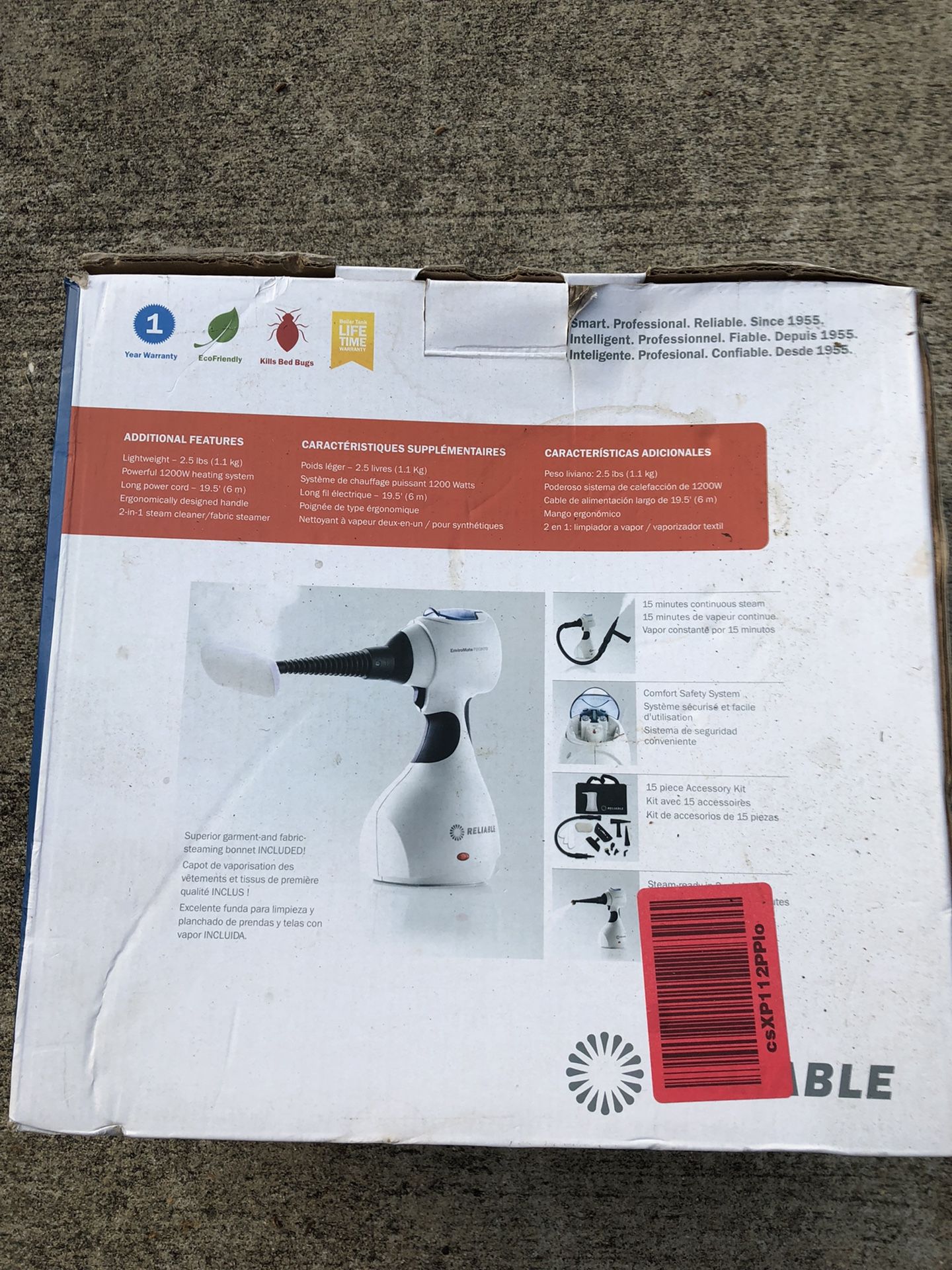 Enviromate Pronto Hand Held Steamer