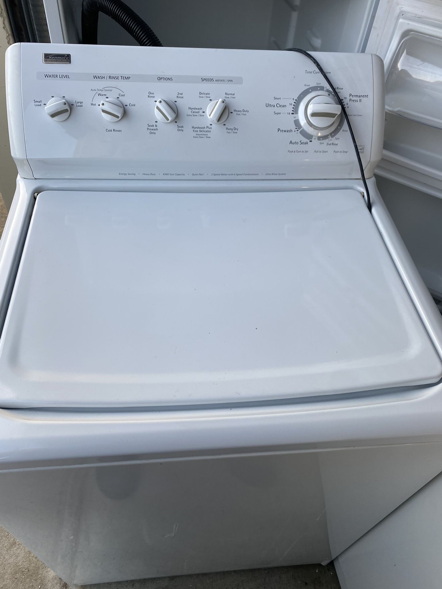 Kenmore Topload Washer Machine