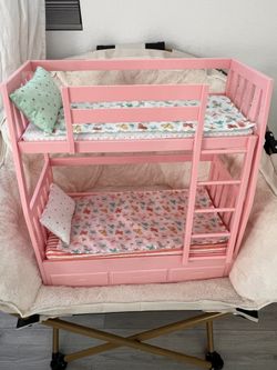 Generation Dreams for Two Pink Bunk Beds Accessory Set for 18" Dolls
