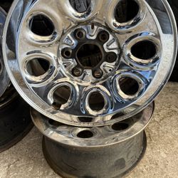 17” 4 wheels 6 lug chevy or Gmc 