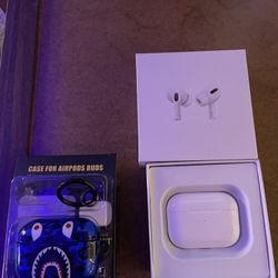 Apple AirPods Pro 2nd Generation with MagSafe Wireless Charging Case - White-Bape Case Included