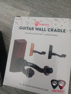 Guitar Wall Cradle, Sturdy Hardwood Perfect For Your Price Instruments