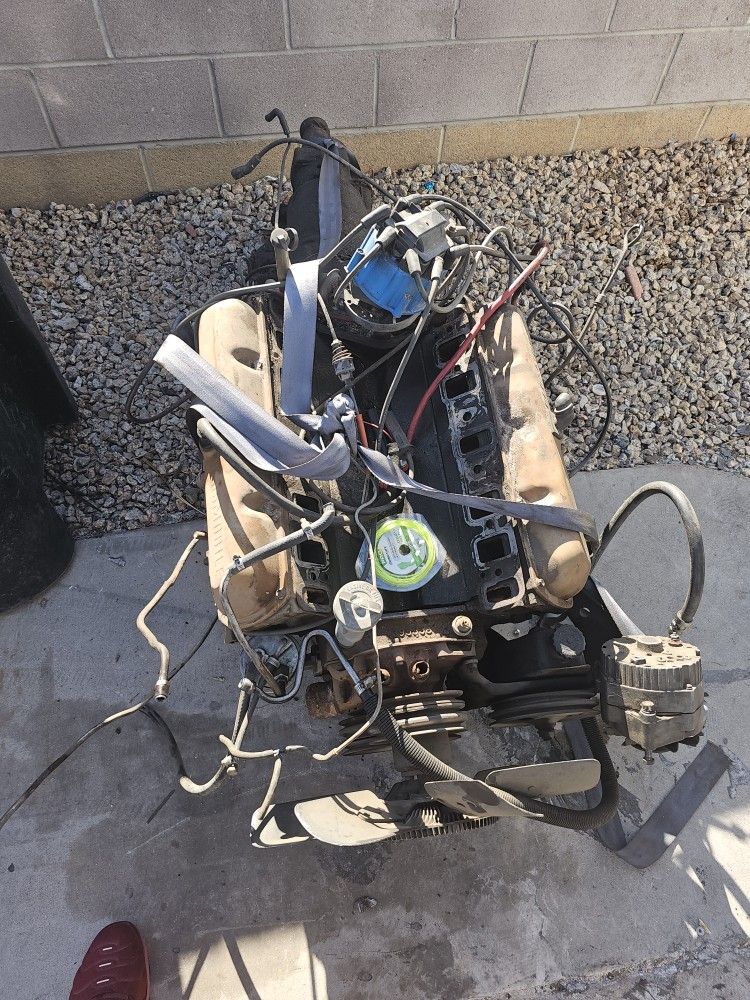 350 Rocket Engine And 350 Turbo Transmission Complet