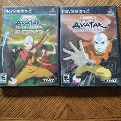 Avatar PS2 Game Lot – The Last Airbender + The Burning Earth (No Manual) Tested
