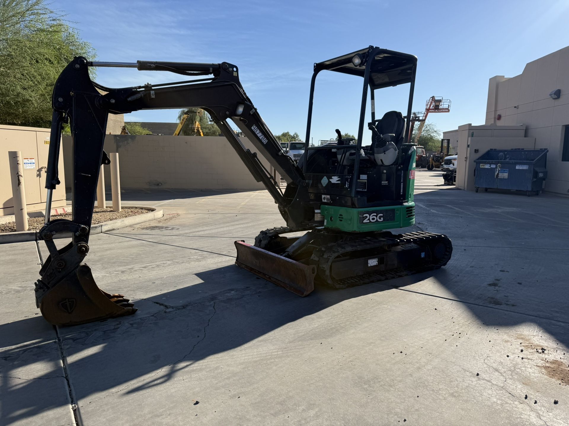 2018 John Deere 26g Mini Excavator 