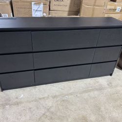 🔥63 Inch Long 9 Drawers Dresser with Charging Station$180