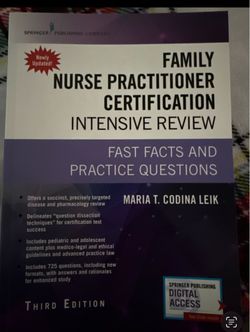 Family Nurse Practitioner Certification Intensive Review, 3rd Edition