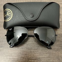 New RayBan Aviator Oversize Size 62mm & Standard Size 58mm With Original Ray Ban Packaging 