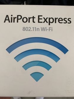Apple AirPort express router modem