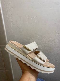 Womens Vionic Brandie Platform Sandal Marshmallow, Size 9.5 new no box,