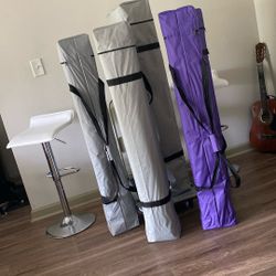 Pop-Up Concession Shaded Vendor Presentation Durable, Strong, King Queen, Royalty, Purple,  10x10 Pop-Up Tent or Light Gray (white) 100 Each  Weatherp