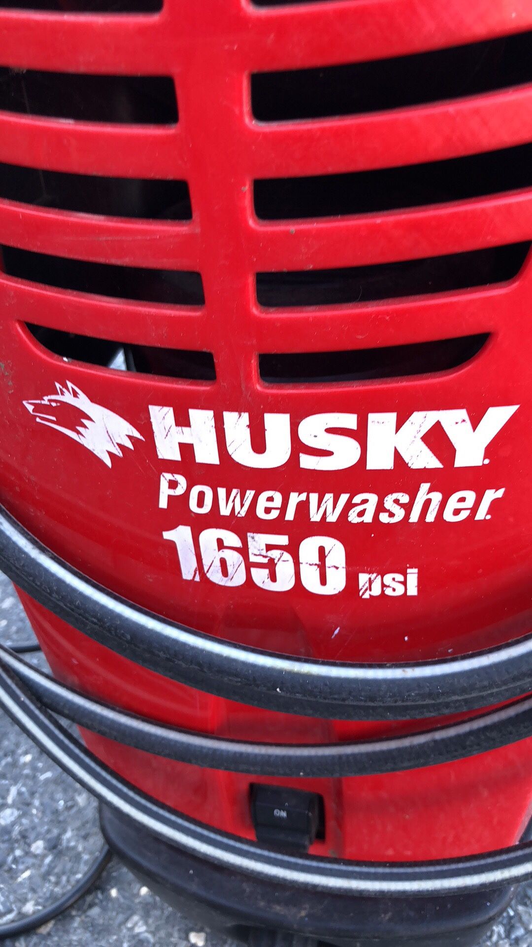 Power wash works good