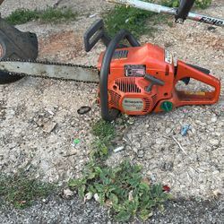 Husqvarna e-series 137 Chainsaw And Two Chains And Echo Trimmer Gt-225  I Want $200 For It