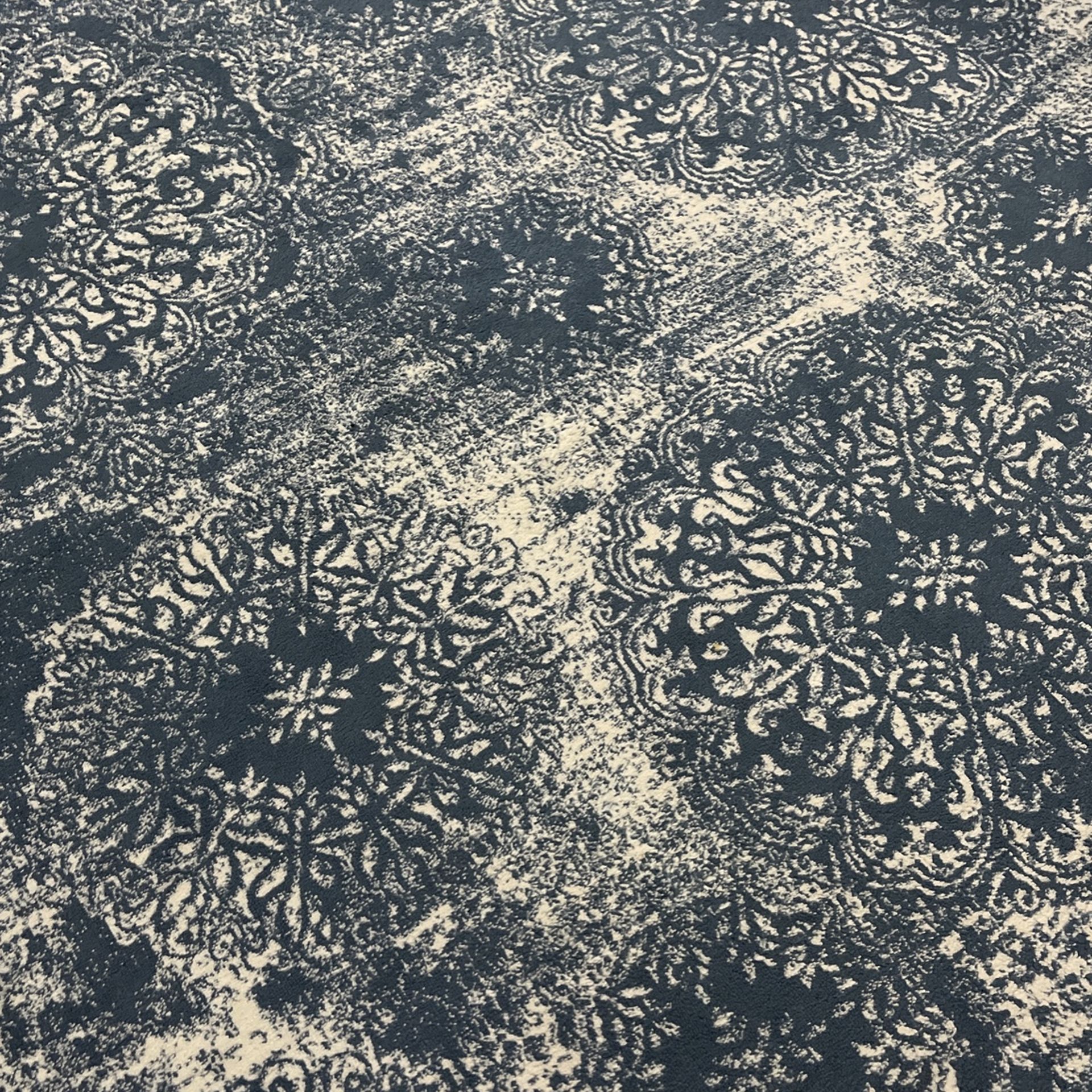 2 Blue /Cream Color Carpets 275x365  
