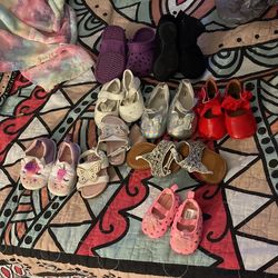 baby girl shoes from new born to size 4