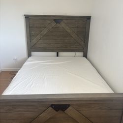 Queen Bed/ Mattress 