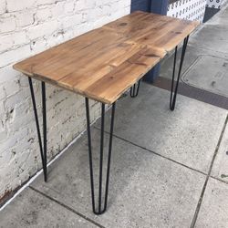 Desk made from antique wood