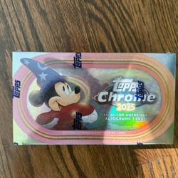 2025 Topps Chrome Disney’s Factory Sealed Hobby Box